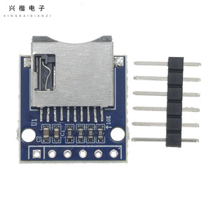 Módulo de tarjeta Mini SD, lector de tarjetas Micro SD Tf, interfaz externa de un solo slot, material plástico - Product Image 2