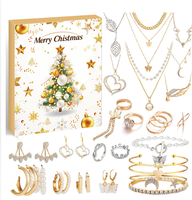 Caja de Regalo con Logotipo Personalizado, Calendario de Adviento Navideño de Lujo, Materiales Reciclados Biodegradables, Papel Rígido, Embalaje Sorpresa de 24 Días
