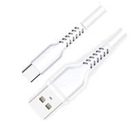 Kabel Data Transfer Pengisian Cepat USB C Maks 2.4A Tipe C Port Micro USB Kabel Data Ponsel