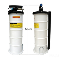 Extracteur d'huile manuel pneumatique double usage AUTO 6,5 litres pour huile moteur et huile de frein