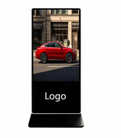 Lecteur de publicité vertical Android 2 + 32GB LCD 65 pouces avec animation et orientation pour centre commercial de magasin de détail