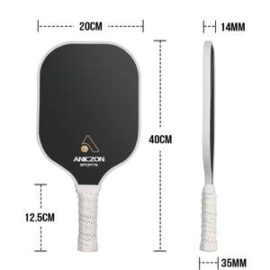 USAPA-Zugelassener 16mm Wabenstruktur Carbon-Faser <span class=keywords><strong>Pickleball</strong></span>-Schläger Thermogeformte Technologie Offener Schaft Randlos Tragbar für Training - Product Image 4