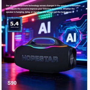 HOPESTAR S90 220W, haut-parleur portable sans fil de grande puissance <span class=keywords><strong>pour</strong></span> l'extérieur, Bluetooth BT5.4 TWS, super basses, avec microphone - Product Image 3