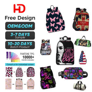 Tas Ransel Anime Cetak Sublimasi Full Color Lucu untuk Anak Perempuan dan Laki-laki, Tas Ransel Cetak Seluruh Permukaan untuk Dewasa - Product Image 2