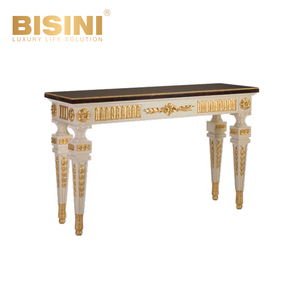 Ý cao cấp bằng đá cẩm thạch phải đối mặt với tiền sảnh trang trí tủ pháp Tây Ban Nha phong cách rắn gỗ chạm khắc vàng cho phòng khách sử dụng - Product Image 1