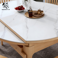 Table à manger pliante en bois, design moderne, fabrication industrielle, meilleur prix, sur mesure, stock important, prête à être expédiée, meubles pour la maison.