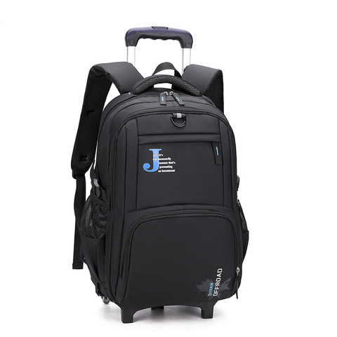 China Supplied Multifunctional Rolling Backpack Detachable School Trolley Backpack for Outdoors