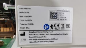 Ventilator Oksigen Layar Sentuh LCD SH-300 Medis ICU Darurat Mobile 10.4 Inch CE Harga Mesin Ventilator Mesin Pernapasan - Product Image 3