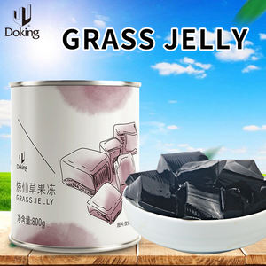 Doking 800G Bahan <span class=keywords><strong>Jelly</strong></span> Rumput Manis Kalengan untuk Minuman Teh Susu - Product Image 2