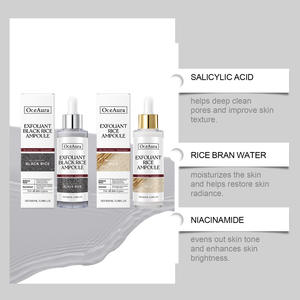 OceAura Rice Exfoliating Liquid Series Soft Facial Care Essence pour une élimination et un adoucissement efficaces de la peau morte - Product Image 3