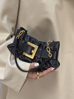 Tas Selempang Wanita Desainer Mewah Kulit Asli Gaya Retro 2025, Bukaan Terbuka, Kapasitas hingga 1L