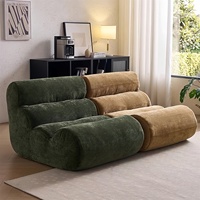 Canapé individuel de style médiéval, compressé sous vide, pour salon, fauteuil de relaxation inclinable pour la sieste sur balcon