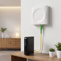Boîtier terminal fibre optique SKYLYNN SFR PTO G657A2 blanc, 2 ports, connecteur SC/APC, longueur d'onde 1310/1550nm, application FTTH, garantie 5 ans