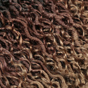 14 pouces Déesse Locs Crochet Tressage Cheveux Rivière Faux Locs Extension de Cheveux Bouclés Cheveux Synthétiques Passion Twist Tresses Pré Bouclé - Product Image 4