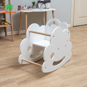 <span class=keywords><strong>Chaise</strong></span> à bascule moderne en bois colorée pour enfants, couleur <span class=keywords><strong>macaron</strong></span> arc-en-ciel, cuisine, chambre, salon, vente chaude - Product Image 4