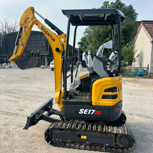 Mini excavadora sobre orugas Shan Tui SE17SR usada con motor y bomba 1,7 toneladas 0.065m Capacidad de cubo buenas condiciones precio bajo - Product Image 2