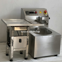 Déposeur de chocolat manuel, couverture pour lait, café, chocolat chaud, tempérage, fabrication, fonte, machine à enrober 220v, petite taille