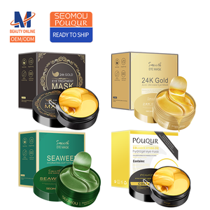 OEM Die Beste Augenpflege 24K Goldene Algen-Kollagen-Gel-Pads Augenmaske - Product Image 1