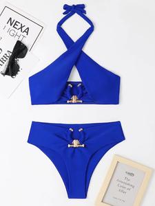 <span class=keywords><strong>Bikini</strong></span> Sexy Ajustable con Push-Up, 3 Colores, Tallas S-XL, Traje de Baño para Mujer, Estampado de Leopardo y Paisley, Moda de Verano - Product Image 4