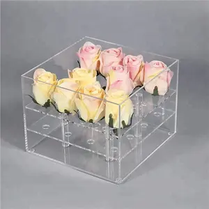 2024 Yageli Manufacturer Customized Acrylic Flower Box