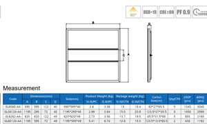 Plafonnier LED Commercial Économe en Énergie - Product Image 2