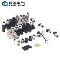Câble adaptateur connecteur mâle/femelle étanche IP68 pour batterie automobile en cuivre, 2-12 broches, M23/M16/M12/M8/M5 (12-250V 1.5-20A)