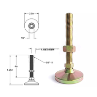 Pied de nivellement réglable en acier de haute qualité pour les machines de cuisine personnalisées 1/2-13UNC Design contemporain