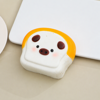 Nouvelle Poupée Cochon Toast Kawaii, Jouet Squishy en PU à Rebond Lent, Simulation Alimentaire, Anti-Stress et de Décompression