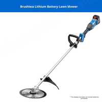 Tondeuse à gazon électrique sans balais 12V montée à l'arrière avec 1 an de garantie Désherbage multifonction Usage domestique Batterie au lithium portable