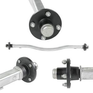 <span class=keywords><strong>Essieu</strong></span> de <span class=keywords><strong>remorque</strong></span> à suspension basculante de 0,75 tonne sans frein, <span class=keywords><strong>essieu</strong></span> de <span class=keywords><strong>remorque</strong></span> à suspension basculante vers le bas, fabrication directe d'usine, 750 kg, personnalisé - Product Image 1