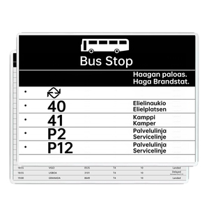 2025 Ec 42 pouces Ultra mince Station de bus extérieure lecteur de livre électronique/étiré E encre affichage Bus arrêt signe Solution prise en charge Api & SDK - Product Image 1