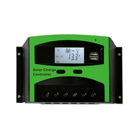 Contrôleur de charge de batterie solaire automatique PWM 12V 24V 30A Contrôleur de chargeur de batterie PWM 12V 24V 30A