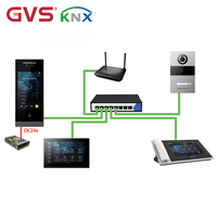 Interphone vidéo GVS Fashion Design SIP avec station extérieure 8'' et écran tactile 10'', interphone vidéo bidirectionnel pour plusieurs appartements