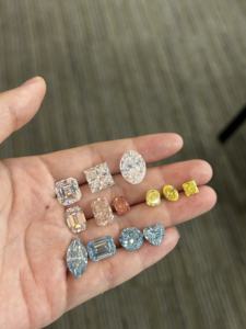 Оптовая продажа, 10,23ct, редкие большие бриллианты, сертифицированные VVS, прозрачные незакрепленные бриллианты, ювелирные изделия CVD, выращенные в лаборатории, модные розовые бриллианты - Product Image 6