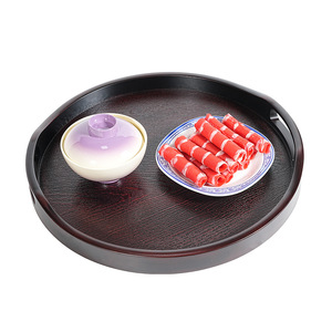 Bandeja Redonda Estilo Chino con Juego de Té para Servir Té, Café y Comida, Color Cobre, Serie A9 1805 003 - Product Image 2