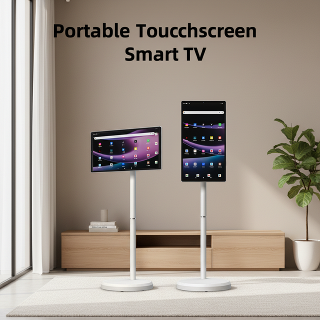 21.5 Inch Smart TV Full Color Portable Capacitive Touch Screen LCD Display 1920x1080 128GB 1 Year Exhibition Hall Retail Store