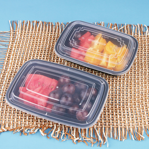 Kích cỡ khác nhau phân hủy Leak-proof Bento ăn trưa hộp nhựa lò microwable dùng một lần PP nhựa thực phẩm giao hàng <span class=keywords><strong>Container</strong></span> có nắp đậy <span class=keywords><strong>F</strong></span> - Product Image 4