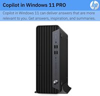Ordinateur de bureau professionnel HP ProDesk 400 G9 petit format avec processeur I3/I5/I7/I9 |   8 Go de RAM | 512SSD |   Wi-Fi 6