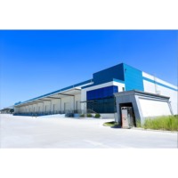 Entrepôt logistique moderne à structure métallique multi-voûtes - Bâtiment préfabriqué pour stockage industriel multi-zones, garage, hangar, ferme