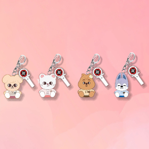 Nuevo Llavero Colgante de Doble Cara de Plástico Acrílico con Diseño de Dibujos Animados Spot Idol, Accesorios para Bolsos, Venta al por Mayor DIY - Product Image 3