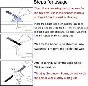 Паяльная оплетка, длина 1,5 м и ширина 2,5 мм - Product Image 4