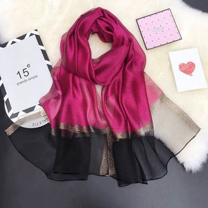 Pañuelo de Seda de Verano para Mujer, Chales y Mantones Grandes, Finos y Suaves, Estolas de <span class=keywords><strong>Playa</strong></span>, <span class=keywords><strong>Foulard</strong></span>, Echarpe, Hijabs - Product Image 5