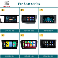 Autoradio Android 9 pouces sans fil avec CarPlay et GPS pour SEAT LEON 2019-2020, contrôle au volant, caméra de recul AHD