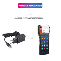 Chargeur de POS de remplacement 5V 2A EU US P1 V1S V2 W5920 W6900 Prise de chargeur POS avec câble de type C TYPE-C pour Sunmi POS Machine