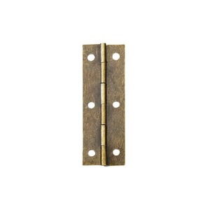 Charnière de meuble 55x19 58x19 en fer à montage en surface, finition bronze antique, argent, jaune, durable, pour boîte en bois - Product Image 5