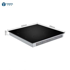Design moderno alloggiamento metallo fornello a induzione piastre 9800W piano cottura a induzione - Product Image 4