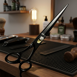 ASAP Curved <b>Blade</b> Right-Handed Dog Cat Grooming Scissors Set Stainless Steel Long Handle Hair Cutting Tools for Small Pets - Product Image 2