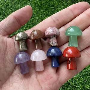 Venta al por mayor de hongos de cristal de <span class=keywords><strong>piedra</strong></span> natural pulidos, mini tallados, curativos - Product Image 2