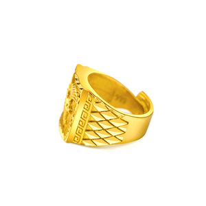 Punk Rock Eagle Men's <strong>Ring</strong> Luxury Gold Plated Wedding <strong>Rings</strong> Jewelry <strong>Resizeable</strong> to 7-11 Finger Never Fade <strong>Rings</strong> - Product Image 6