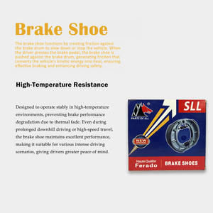 Piezas de motocicleta FT150, zapatas de freno de alta calidad, Zapata de repuesto trasera sin asbesto, accesorios para motocicleta, zapatas de freno sin fugas - Product Image 2